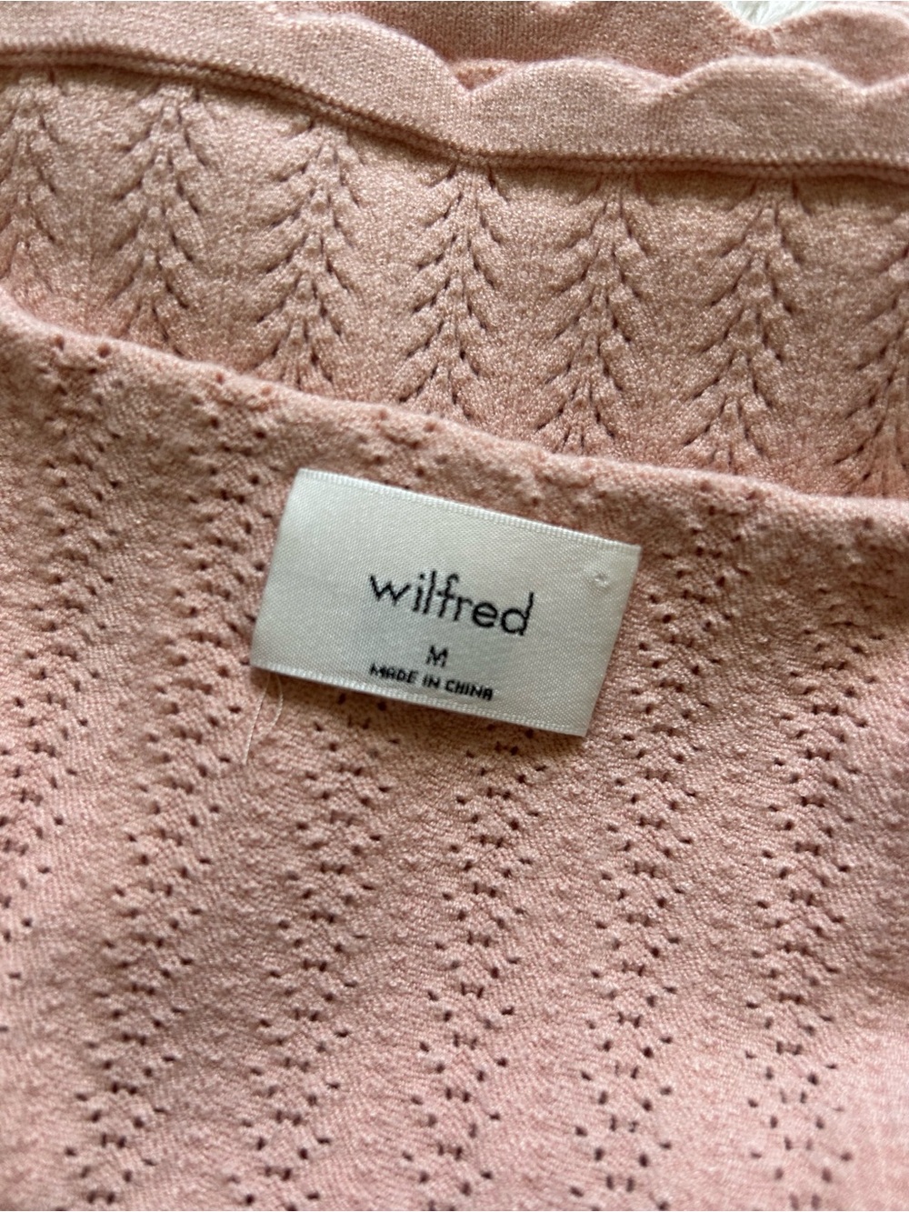 Aritzia Wilfred Y2K Style Romantic Blush Pink Light Knit Camisole Tank - Picture 5 of 5